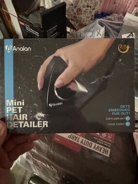 Mini Pet Hair Detailer – Black